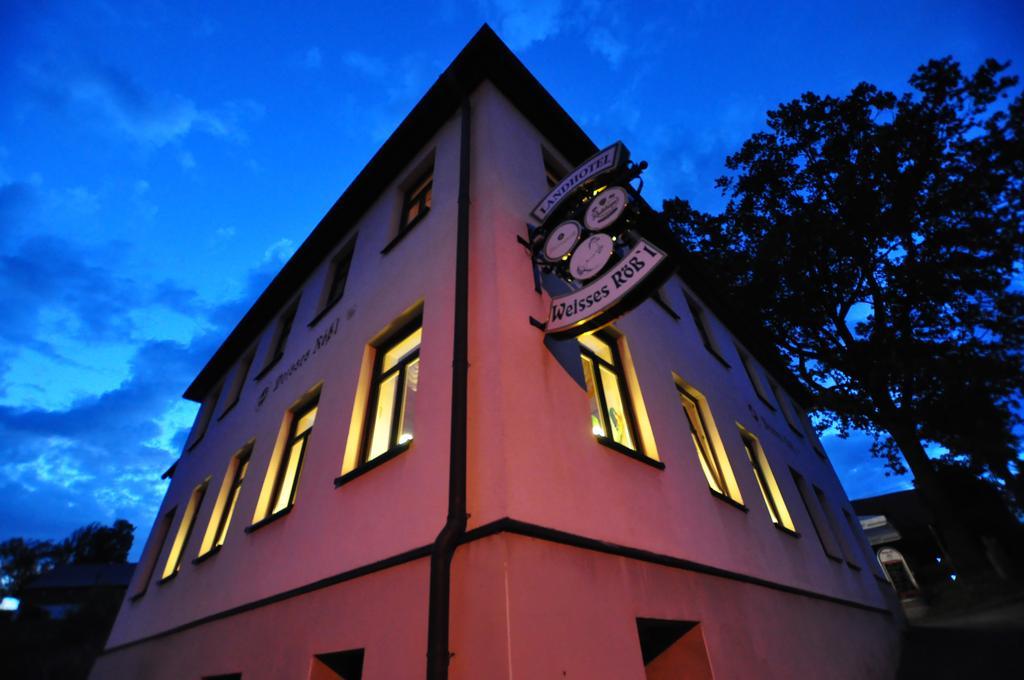 Landhotel Weisses Roess'L Adorf Dış mekan fotoğraf